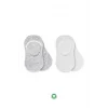 Nessiworld Bistyle 2Li Penye Babet Silikonlu Basic Çorap 30104 Gri Beyaz
