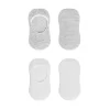 Nessiworld Bistyle 2Li Penye Babet Silikonlu Basic Çorap 30104 Gri Beyaz