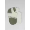 Nessiworld Bistyle 2Li Penye Sneakers Çorap BS20105 Nil Ekru