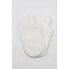 Nessiworld Bistyle 2Li Sneakers Kaymaz Basic Penye Çorap BS20103 Ekru Ekru