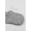 Nessiworld Bistyle 2Li Sneakers Kaymaz Basic Penye Çorap BS20103 Gri Beyaz