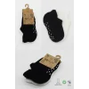 Nessiworld Bistyle 2Li Sneakers Kaymaz Basic Penye Çorap BS20103 Siyah Ekru