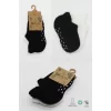 Nessiworld Bistyle 2Li Sneakers Kaymaz Basic Penye Çorap BS20103 Siyah Ekru
