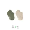 Nessiworld Bistyle 2Li Sneakers Kaymaz Colours Penye Çorap BS20104 Nil Bej
