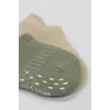 Nessiworld Bistyle 2Li Sneakers Kaymaz Colours Penye Çorap BS20104 Nil Bej