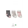 Nessiworld Bistyle 3Lü Penye Kız Soket Çorap BS10112 Gri