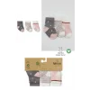 Nessiworld Bistyle 3Lü Penye Kız Soket Çorap BS10112 Gri