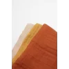Nessiworld Bistyle 6lı Müslin Mendil 20x20 cm 90106 Kiremit Bej Hardal