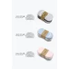 Nessiworld Bistyle 6Lı Silikonlu Babet Penye Çorap BS30101B Pembe Ekru Gri