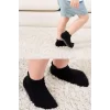 Nessiworld Bistyle 6Lı Sneakers Kaymaz Penye Çorap BS20102 Gri Beyaz Siyah