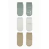 Nessiworld Bistyle Basic Kaymaz Penye Soket Çorap 3Lü BS10107 Nil Ekru Bej