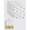 Nessiworld Bistyle Bear 20x20 10Lu Penye Mendil 90162 Ekru