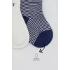 Nessiworld Bistyle Big Heart Penye Soket Çorap 2Li BS10117 Lacivert