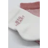 Nessiworld Bistyle Big Heart Penye Soket Çorap 2Li BS10117 Pudra