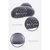 Nessiworld Bistyle Çemberli Kaymaz Havlu Soket Çorap 2Li BS10503 Gri-Antrasit