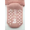 Nessiworld  Bistyle Çemberli Kaymaz Havlu Soket Çorap 2Li BS10503 Pudra Pembe