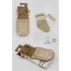Nessiworld Bistyle Çemberli Kaymaz Soket Çorap 2Li BS10125 Bej-Ekru