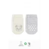 Nessiworld Bistyle Hayvan Figürlü Kaymaz Soket Çorap 2Li BS10104 Gri Ekru
