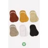 Nessiworld  Bistyle Mix Babet Çorap 6Lı BS30101M Toprak
