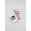 Nessiworld Bistyle Mom Dad 3Lü Penye Soket Çorap 10123 Ekru