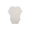 Nessiworld Bistyle Organic Modal Flying Balloons Kruvaze Uzun Kol Body BS17121 Bej