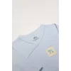 Nessiworld Bistyle Organic Modal Flying Balloons Kruvaze Uzun Kol Body BS17121 Mavi