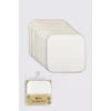 Nessiworld Bistyle Organik 20x20 10Lu Penye Mendil 90102 Ekru