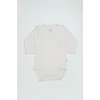 Nessiworld Bistyle Organik Natural Basic Style Kruvaze Uzun Kol Body BS17102 Ekru