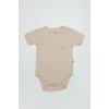 Nessiworld Bistyle Organik Natural Basic Style Yarım Kol Body BS17103 Bej