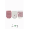 Nessiworld Bistyle Puanlı Kaymaz Penye Soket Çorap 3Lü BS10108 Pudra