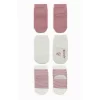 Nessiworld Bistyle Puanlı Kaymaz Penye Soket Çorap 3Lü BS10108 Pudra