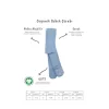Nessiworld Bistyle Tekli Kaymaz Basic Külotlu Çorap BS50501B Mavi