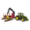 Nessiworld Bruder John Deere 7R 350 Traktör& Kütük Taşıyan Römork BR03154