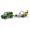 Nessiworld Bruder Land Rover Arazi Aracı Ve Jcb Mini Kazıcı BR02593