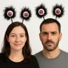 Nessiworld Cadılar Bayramı Halloween Otrişli Sallanan Gözlü Parti Tacı