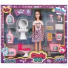 Nessiworld CİNDY DOLL LAVABO TEMİZLK SETLİ BEBEK