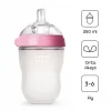 Nessiworld Comotomo Antikolik Silikon Biberon 250 ml 3-6 Ay Pembe
