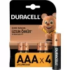 Nessiworld Duracell 4Lü AAA İnce Kalem Pil