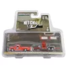 Nessiworld Greenlight 1/64 1967 Dodge D-100 with Tandem Car Trailer