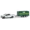 Nessiworld Greenlight 1/64 2018 Ford F-150 XLT with Double-Axle Dump