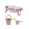 NessiWorld Katlanır Banyo 5Li Küvet Seti 596 Somon