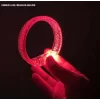 Nessiworld Kırmızı Led Işıklı Baskı Yapılabilen Pilli Bileklik Bilezik 1,5 cm Genişlik