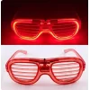 Nessiworld Kırmızı Led Işıklı Parti Gözlüğü - Neon Glow Şerit Gözlük 3 Modlu