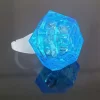 Nessiworld Kristal Tasarımlı Led Glow Işıklı 3 Modlu Mavi Yüzük 3.5 x 5 cm