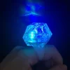 Nessiworld Kristal Tasarımlı Led Glow Işıklı 3 Modlu Mavi Yüzük 3.5 x 5 cm