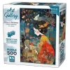 Nessiworld KS Games A Woman In Red Kimono Puzzle 500 Parça 20070