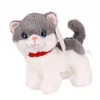 Nessiworld KZL-2311010 Peluş Miyavlayan Kedi -Kızılkaya Oyuncak