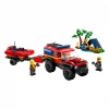 NessiWorld LEGO 4x4 Kurtarma Botlu İtfaiye Kamyonu
