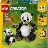 Nessiworld  Creator 3ü 1 Arada Vahşi Hayvanlar: Panda Ailesi Oyun Seti 31165