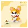 Nessiworld LZ8605 LOZ Köpek Blok Seti Mini Poşet -Vagon life